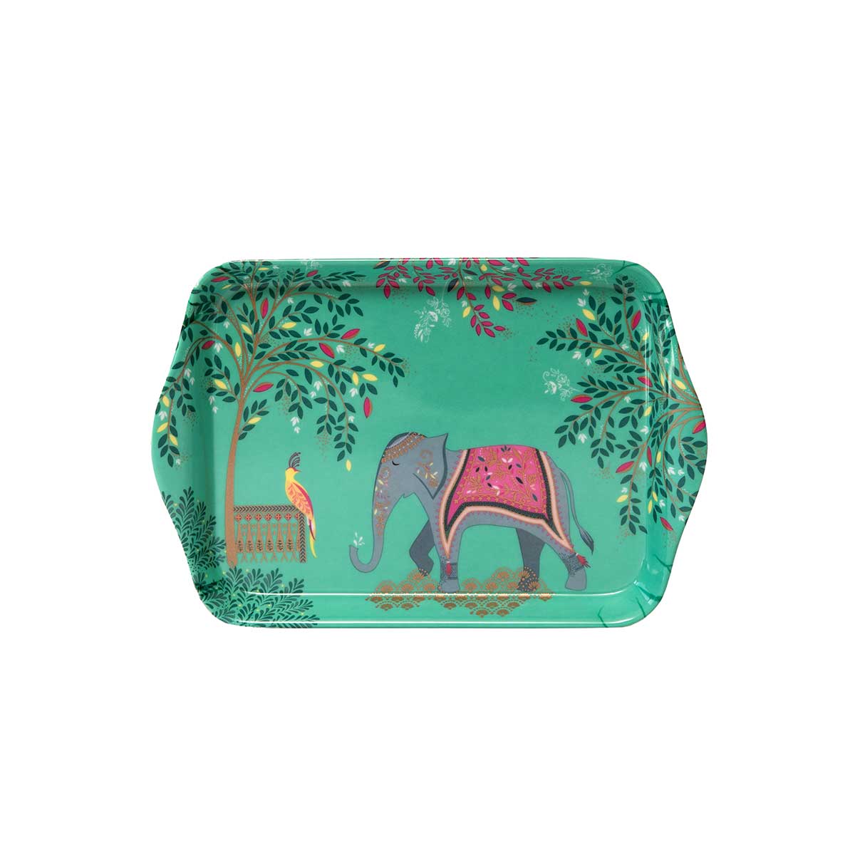 India Mug & Tray Set, Elephant's Oasis image number null